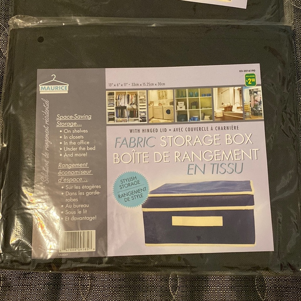 fabric Storage Box BRAND NEW